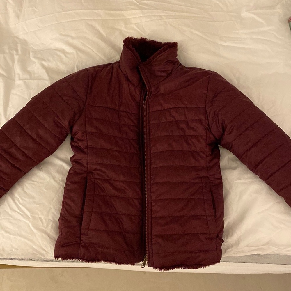 Maroon North Face Jacket